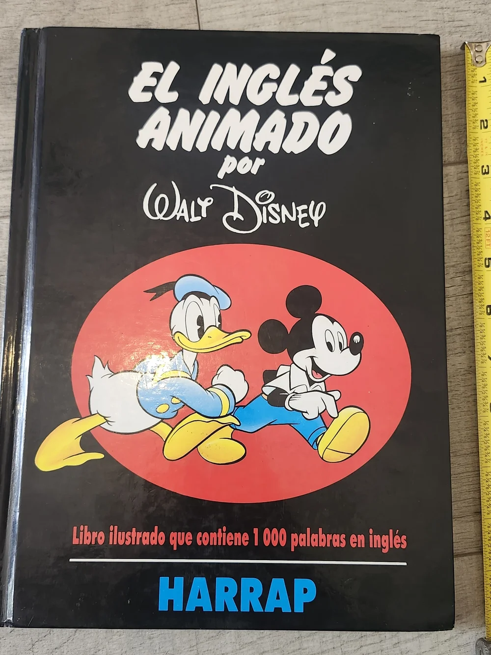 Vintage 1994 Disney English Dictionary Spanish Edition, First Edition Hard Cover